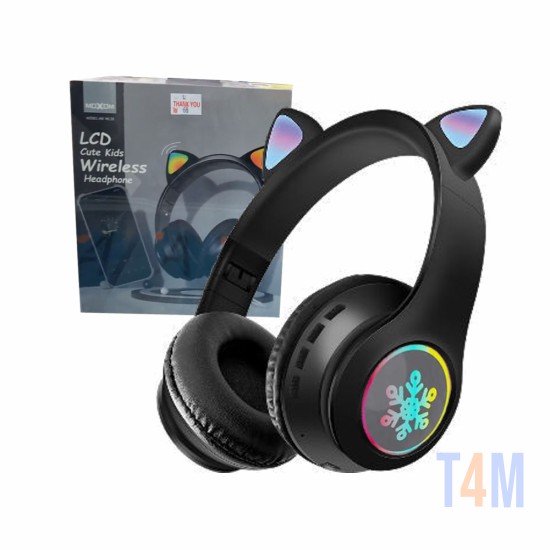 Moxom Wireless Headphones MX-WL58 with LED light Black